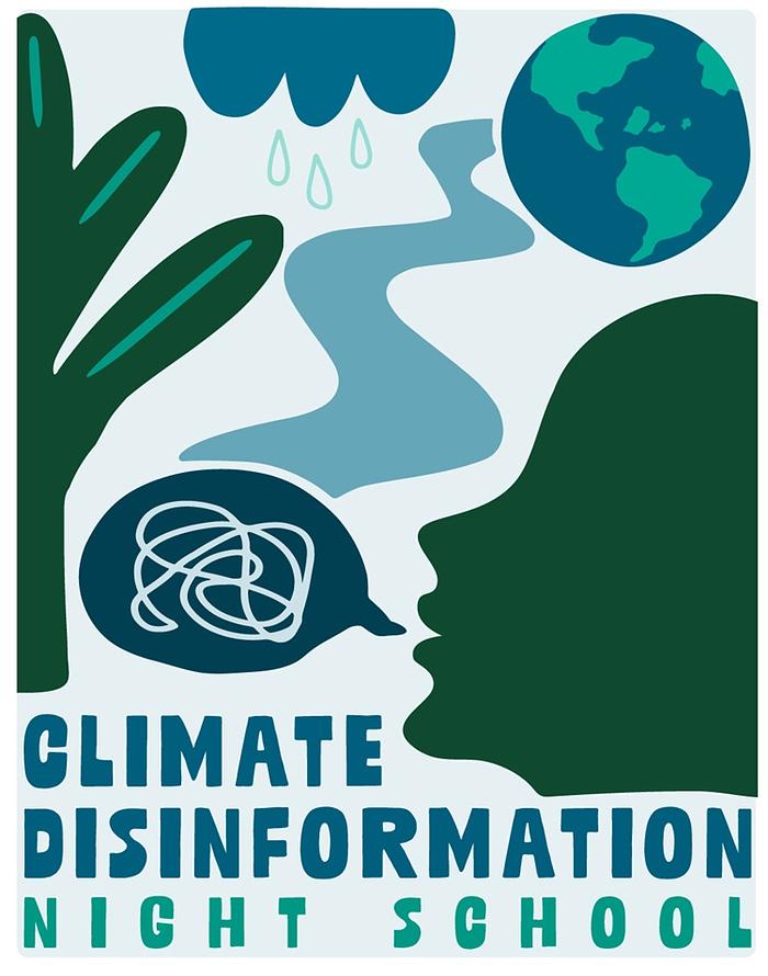 Climate Disinfo Night School logo